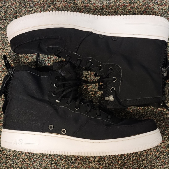 Nike SF AF1 Mid, Black Anthracite White, Size 11 - Picture 2 of 5